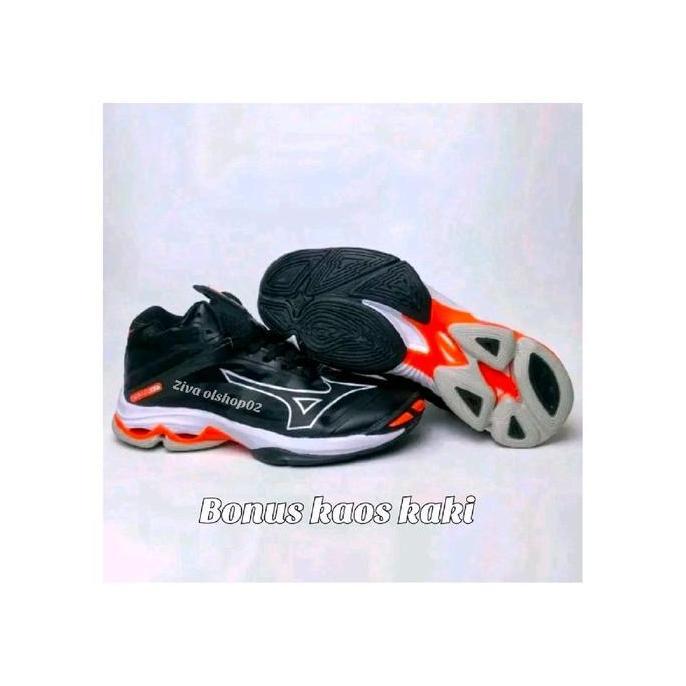 Sepatu Voli Mizuno Wlz7 Super Premium Import Vietnam Wlz7 Black Oren