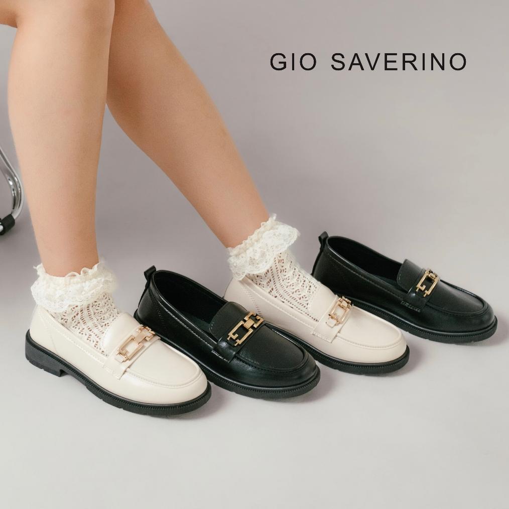 ORIGINAL Gio Saverino Sepatu Wanita Loafers Sepatu Korea Kekinian Beverly 2026