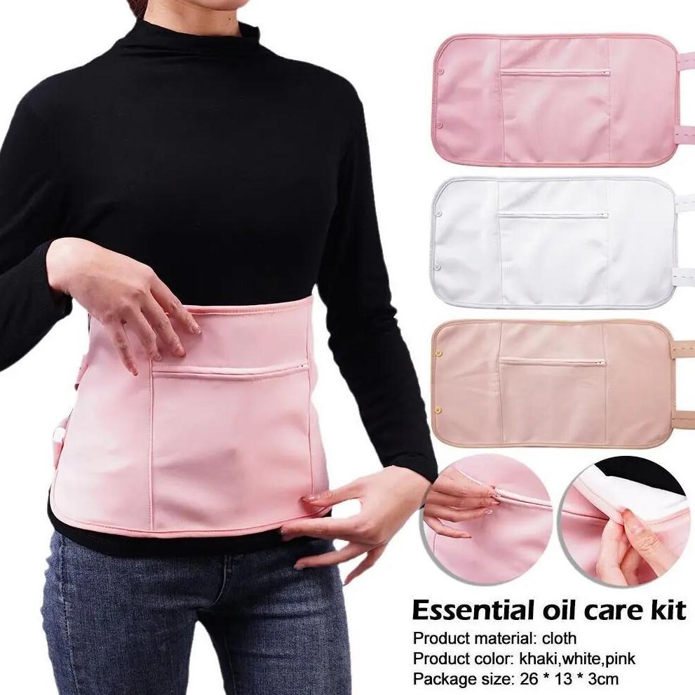 Ram Lanc Castor Oil Pack Waist Support Wrap Compress Reusable Castoroil Pack Kit