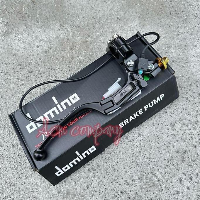 HANDLE KIRI LIPAT DOMINO / MASTER REM KIRI DOMINO BLACK FULL CNC UNIVERSAL MOTOR