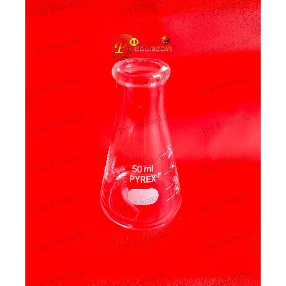 Erlenmeyer 50Ml / Erlenmeyer Flask / Labu Erlenmeyer 50Ml Pyrex