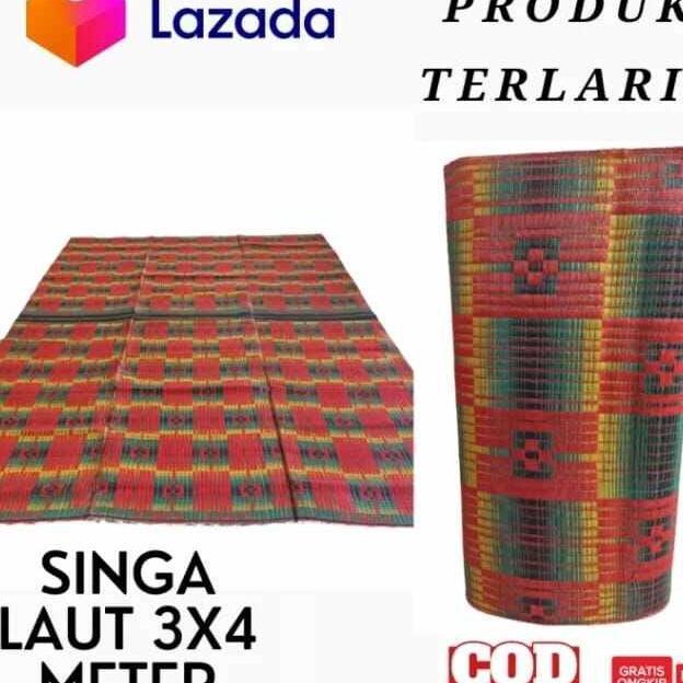 Tikar Plastik Lipat Jumbo 300X400 Tikar Jumbo Singa Laut 3 X 4 Meter Tikar Plastik Tiga Lipat Kuat