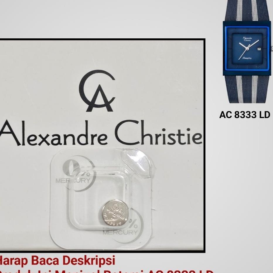 Baterai Jam Tangan Alexandre Christie Ac 8333 Ld
