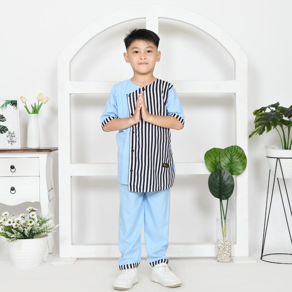RECOMMENDED Setelan Koko Anak Koki 1-12 Tahun Baju Muslim Anak Laki-Laki Model Lucu Bahan Nyaman KEK