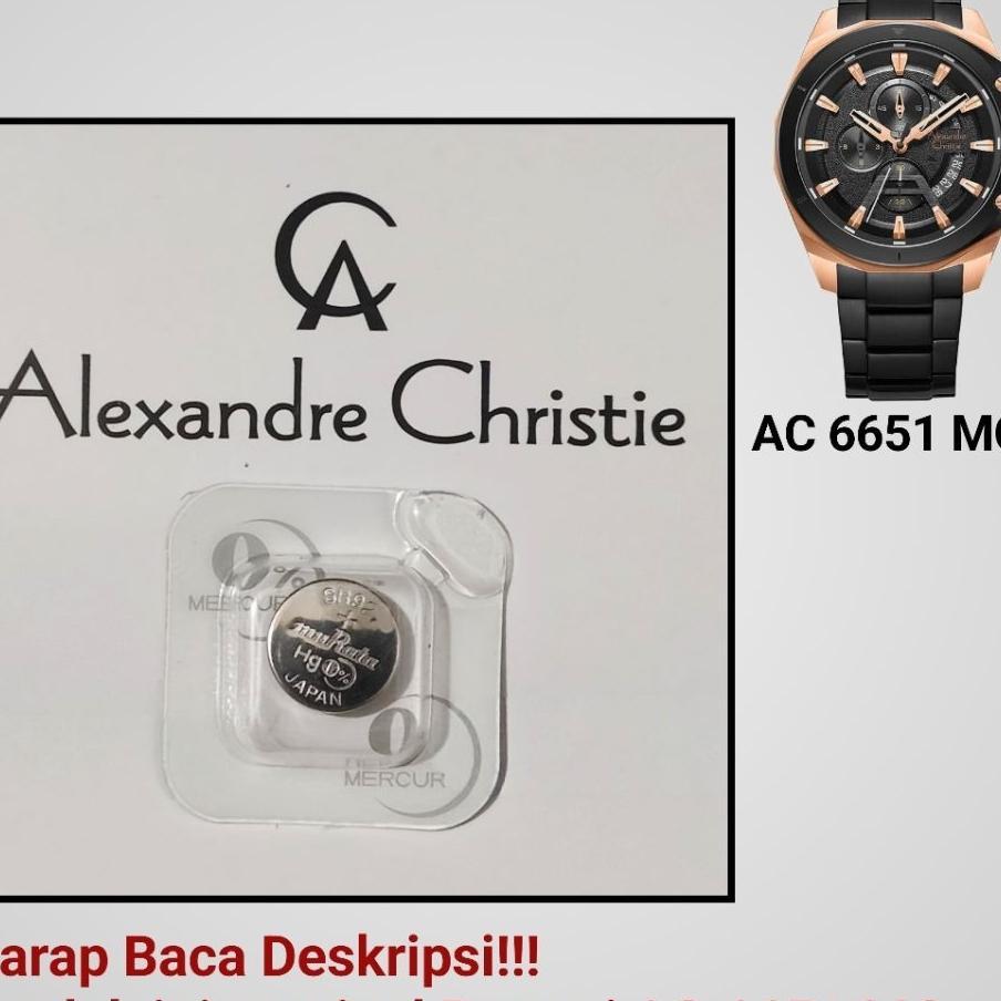 Baterai Jam Tangan Alexandre Christie Ac 6651 Mc