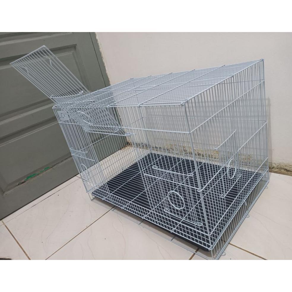Colour Warna Putih White Kandang Lucky Promo 60 X 42 X 42 Pet Cage Hewan Sangkar Kurungan Anabul Kuc