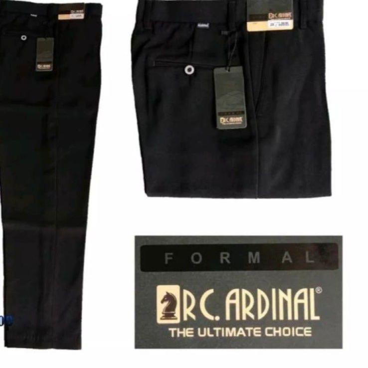 {Mans Collections}Celana Formal Kerja Pria Bahan Teflon / Kain Tisu Merk Random | Celana Kantor Pria