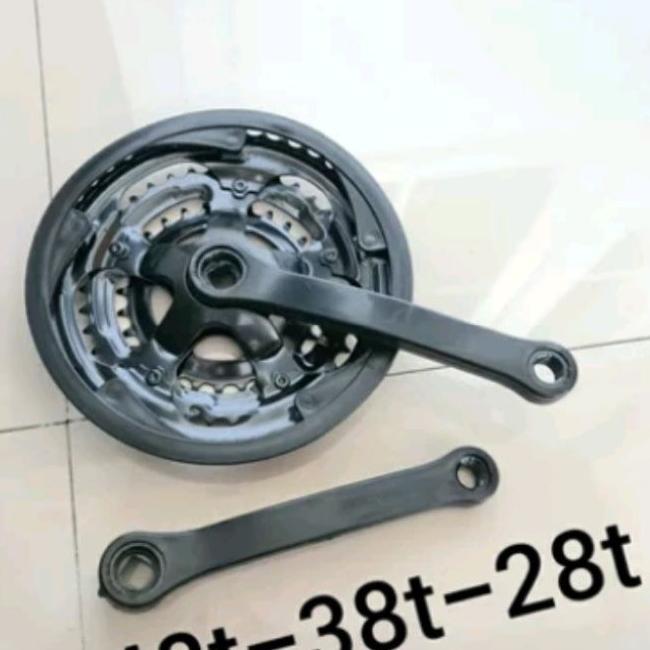 Crank 3 Susun Rotel Triple Sepeda Model As Bb Kotak Mtb Crank Sepeda Federal Trex Triple