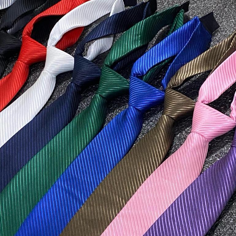Discount KIAMA - Dasi Siap Pakai Dasi Tinggal Pakai Instan Salur Slim 3inc