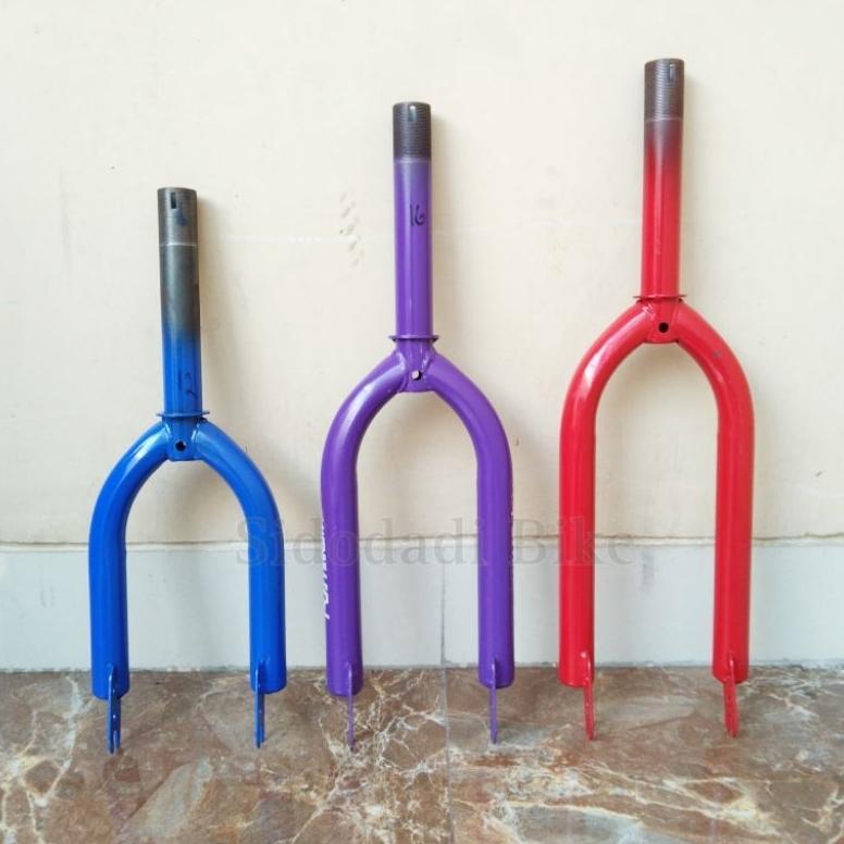 Fork Garpu Sepeda Mini Bmx Platinum Drat Ukuran Sepeda 12 16 18 Inch