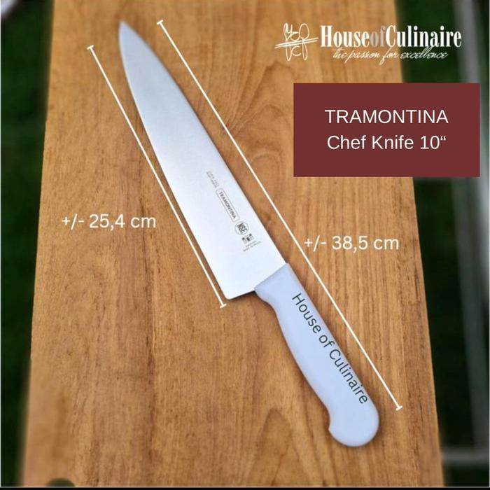 Bisa Cod - Tramontina Chef Knife 10" Professional Master 10 Inch Chef Meat Knife