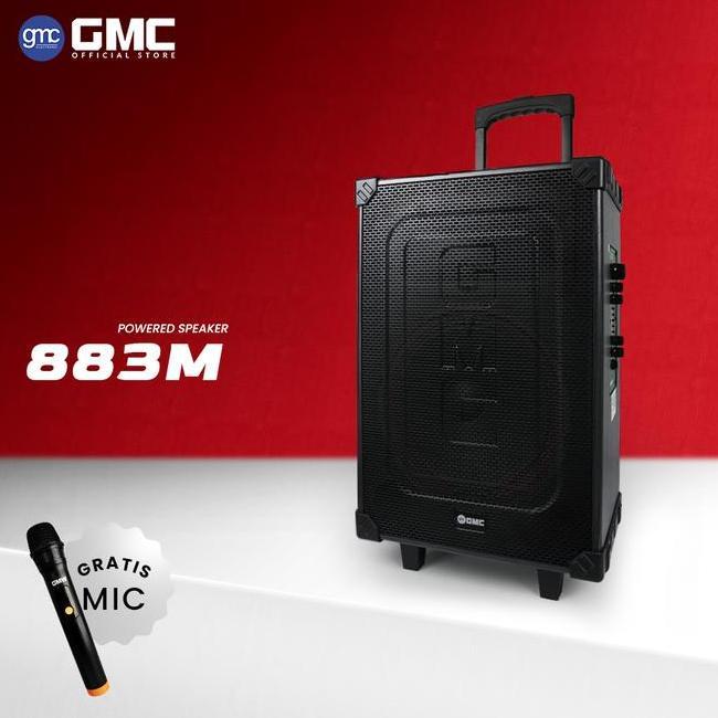 Gmc Speaker 883M Bluetooth Karaoke Speaker 12 130W Usb Sd Av In Fm Radio Karaoke Ja
