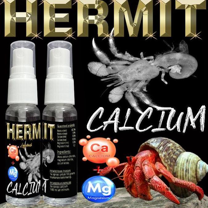 HERMIT CALCIUM LIQUID KALSUM CAIR KELOMANG PANTAI KEONG DARAT KEPITING PETAPA OBAT VITAMIN SUPPLEMEN