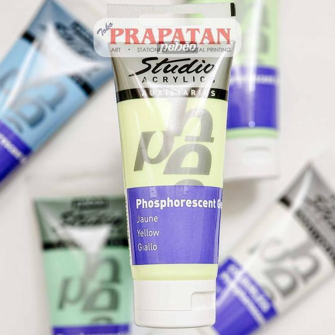 Cat Akrilik Pebeo Phosphorescent Gel 100ml Glow In The Dark