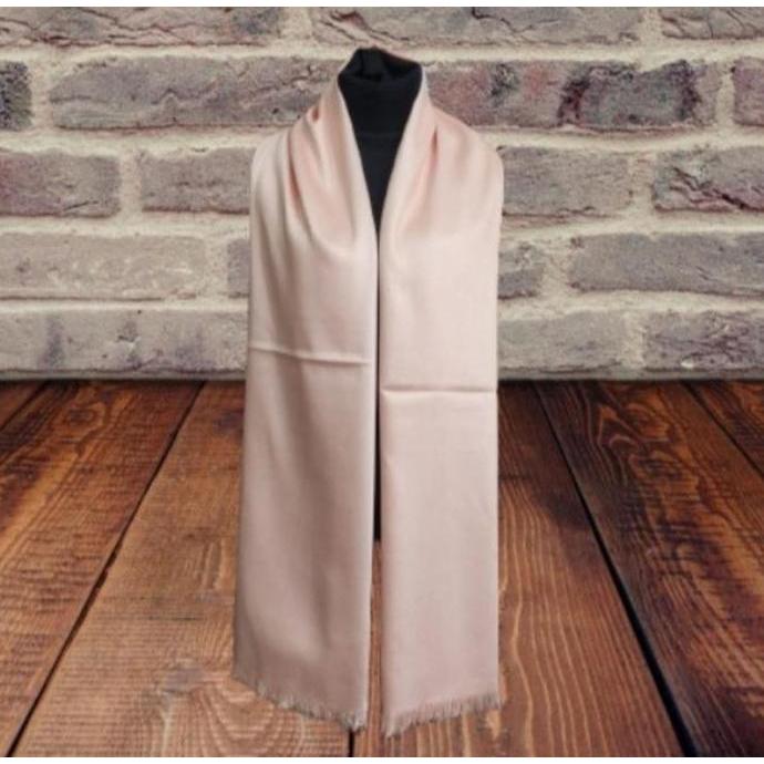 SYAL SCARF POLOS // SYAL POLOS //PASHMINA POLOS//SELENDANG-CREAM HT