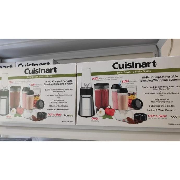Cuisinart Compact Portable Blender Chopper Smoothies Cpb-300Hk Terbaru