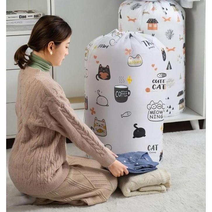 Storage Bag - Kantong Laundry Bag / Tas Bed Cover Selimut / Cloth Bag TM