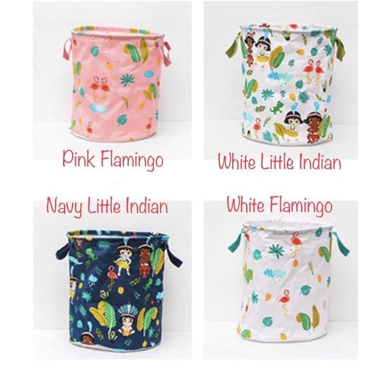 POMPON Foldable Cartoon Laundry Bag , Laundry Basket, Storage Bag TM