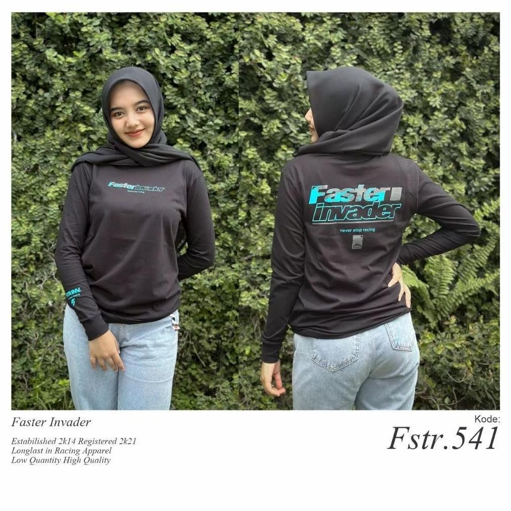 Free Ongkir Kaos Lengan Panjang Faster Invader Fstr 541