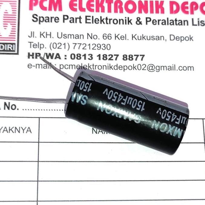 150UF 450V ELCO CAPACITOR 150 UF 450 V ELKO D'90