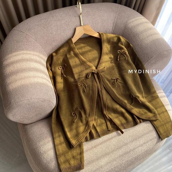 Yarra Bolero Cardy Pita Wanita Atasan Rajut Korean Knitwear Allshop