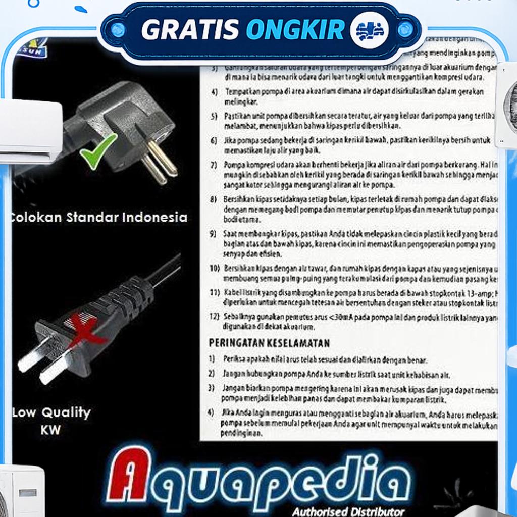 Resun Penguin4500 Pompa Air Submersible Aquarium Kolam Penguin-4500