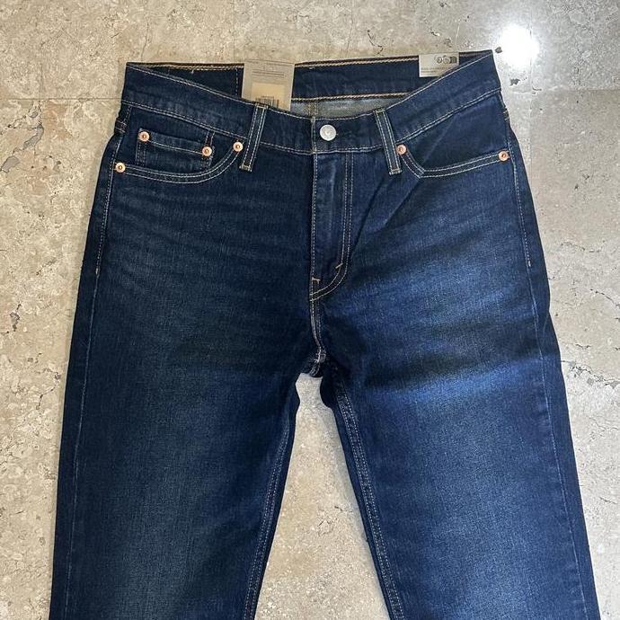 PREMIUM Celana Jeans Pria Levis 511 Slim Fit Stretch Biru Garment 511-6318 PREMIUM