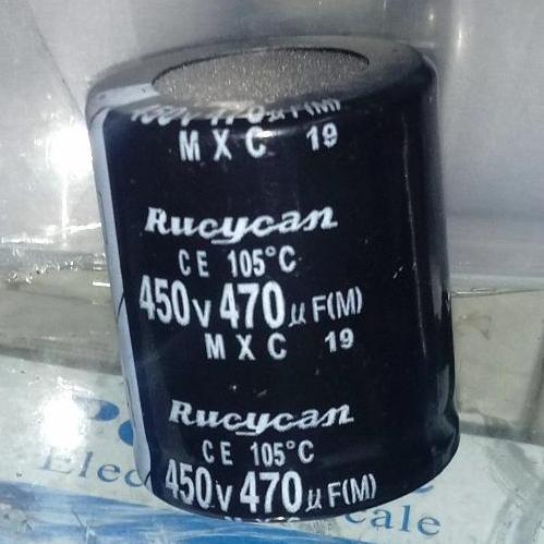 470UF 450V ELCO CAPACITOR 470 UF 450 V D'90