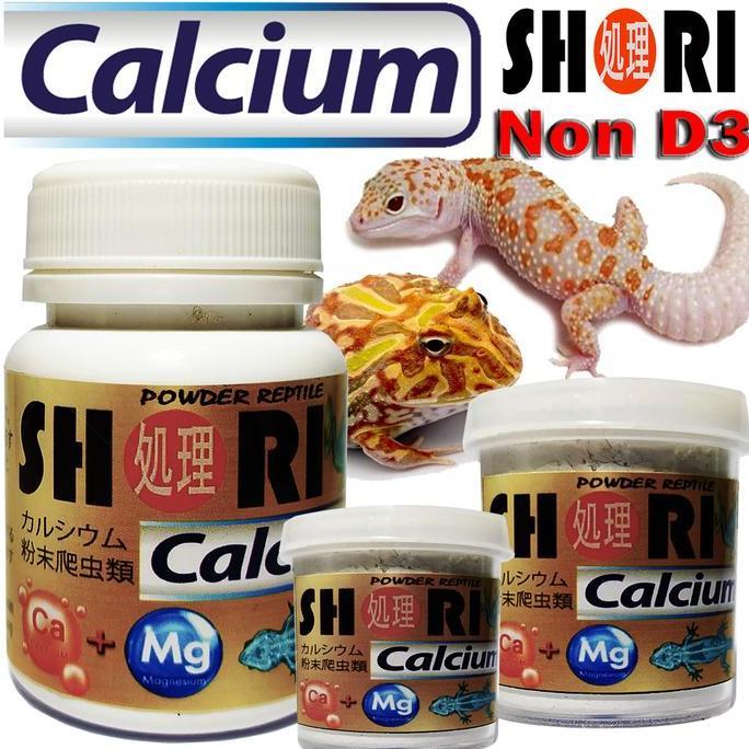 SHORI KALSIUM BUBUK REPTIL DAN AMFIBI NON  VITAMIN D3 GECKO KATAK PACMAN DUMPY FROG SUPLEMEN MULTIVI