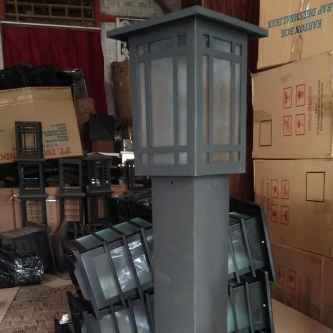 Zaito- Lampu Taman Tiang Minimalis Lampu Tiang Taman Outdoor Tinggi 85 Cm