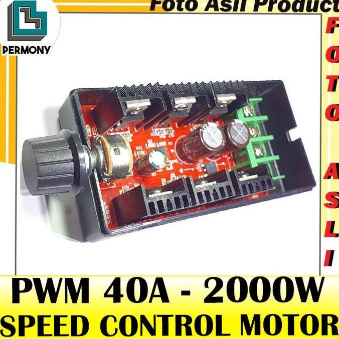 DC MOTOR 40A SPEED CONTROL PWM HHO RC-CONTROLLER 10-50V 2000W PWM 40A