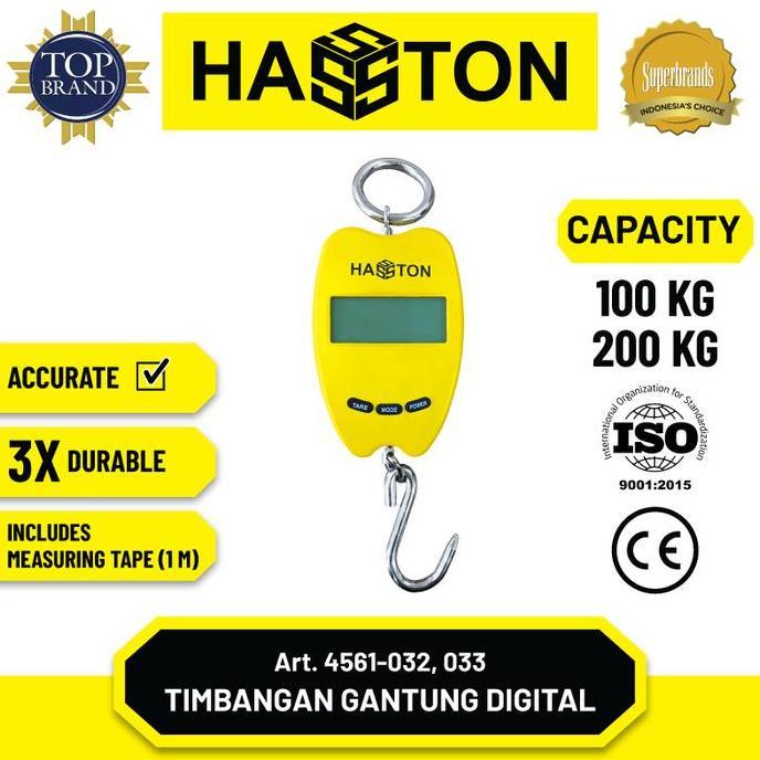 Hasston Timbangan Gantung Digital 100 Kg (4561-032)