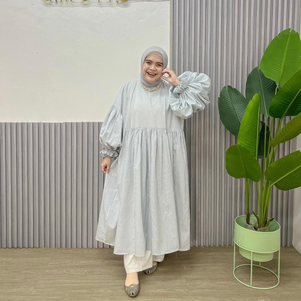 Saless Andara Midi Dress Soft Silky Allsize