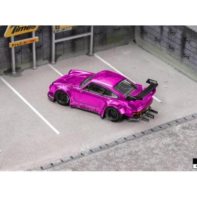 STAR MODEL 1/64 RWB 930 GT WING SOCRO PINK CHROME SAKURA - STAR MODEL 1/64 LIBERTY WALK LBWK LAMBORG