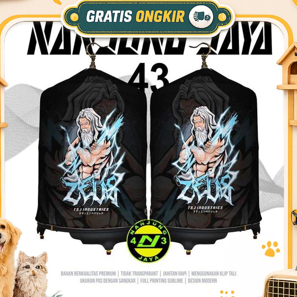 Kerodong Full Printing Sangkar Murai - Zeus