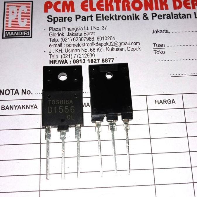 HORIZONTAL TV D1556 2SD1556 2 SD1556 TRANSISTOR ORIGINAL TO247 D'90