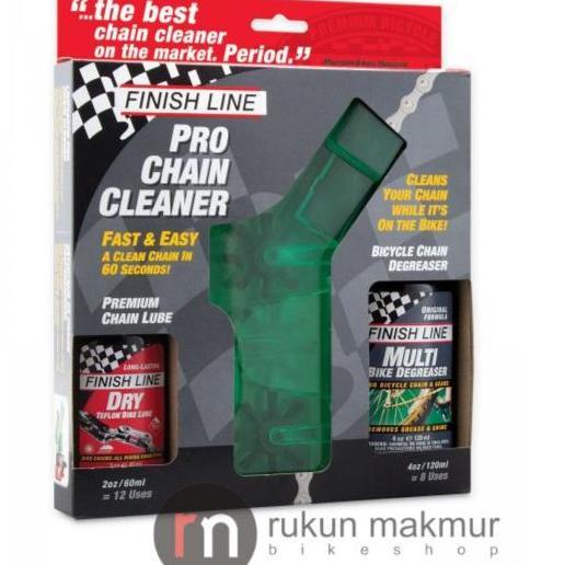 cv_griyautama / Finish Line Bicycle PRO CHAIN CLEANER Tool Kit Include Bike Chain Lube & Cycling Cha