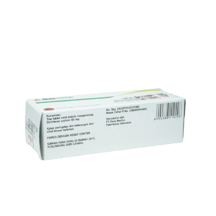VOLTADEX 50 50 MG 1 BLISTER @ 10 TABLET SALUT ENTERIK