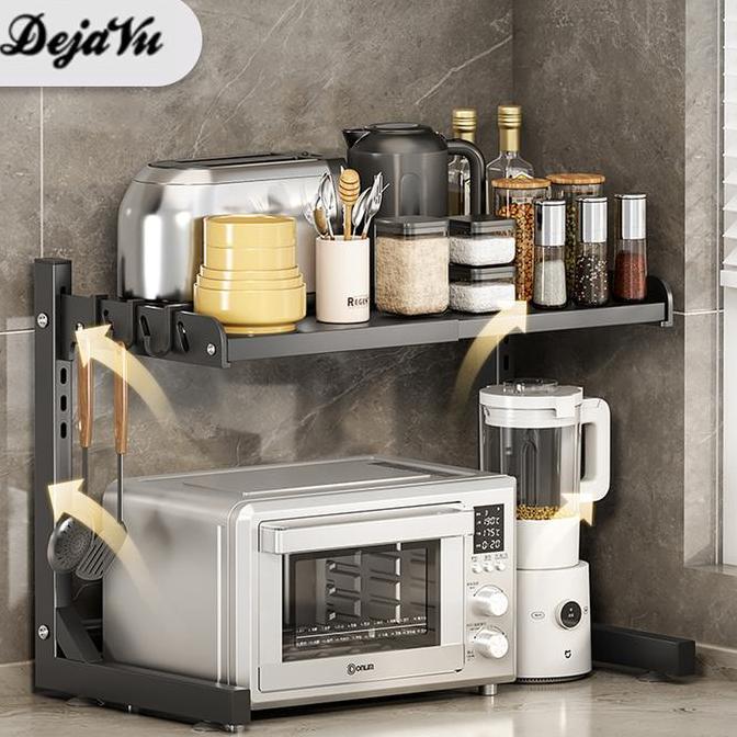 DEJAVU Rak Dapur Susun Microwave Rak Tempat Rice Cooker Oven HRM161