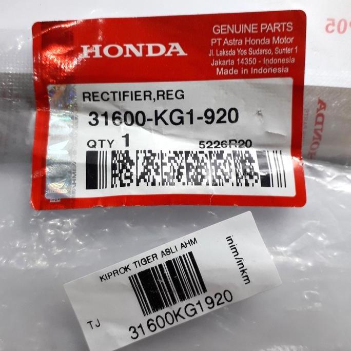 Kiprok Regulator Ter Mega Pro Lama 2-2009 Ori AHM 31600-KG1-920
