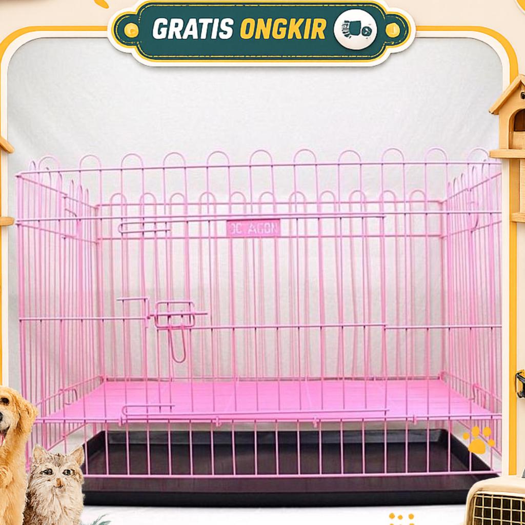 Kandang Octagon A300 Anjing Kucing Kelinci - Pet Cage Impor - Terbuka