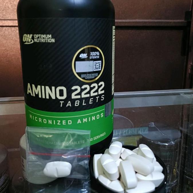 Optimum Nutrition Amino 2222 Ecer 30 Tablet Suplemen Fitness