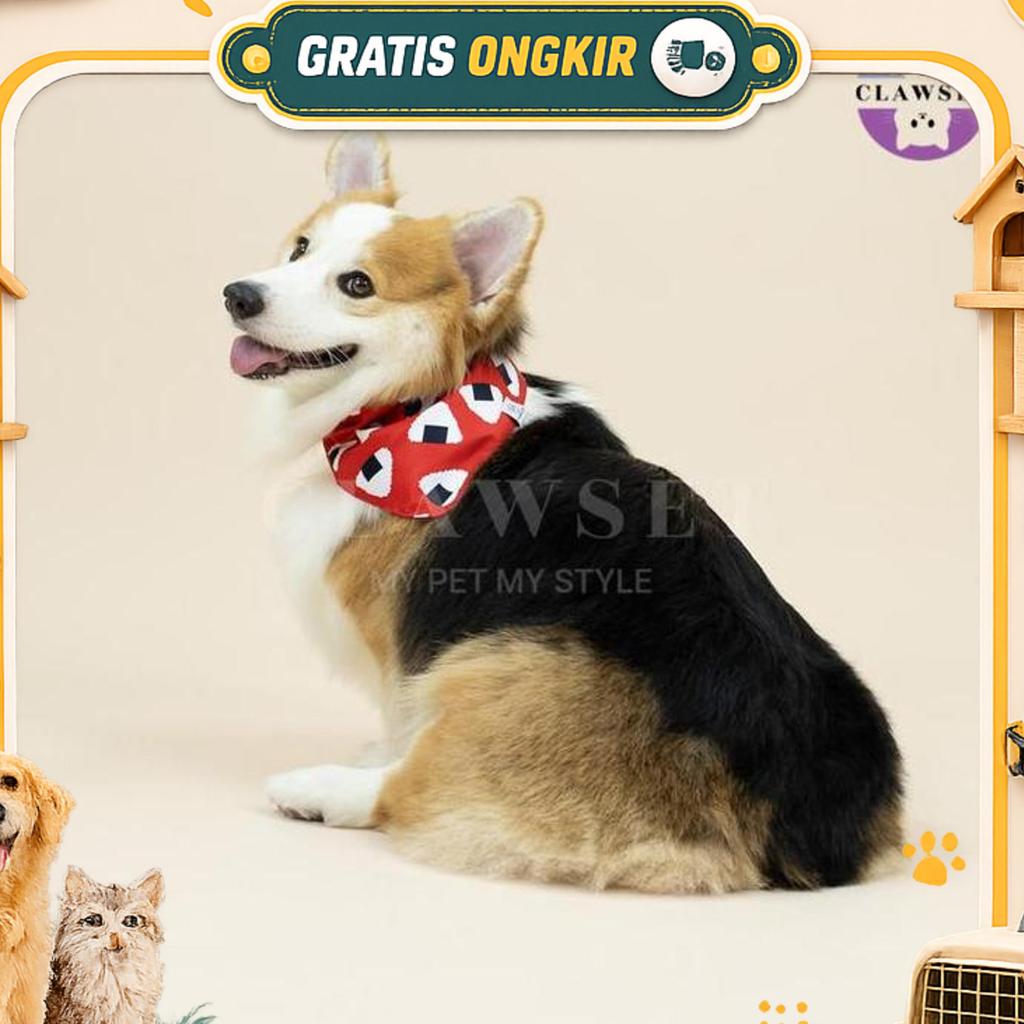 Clawset - Pet Scarf (Syal) - Im So Hungry - Sushi Red (Merah)