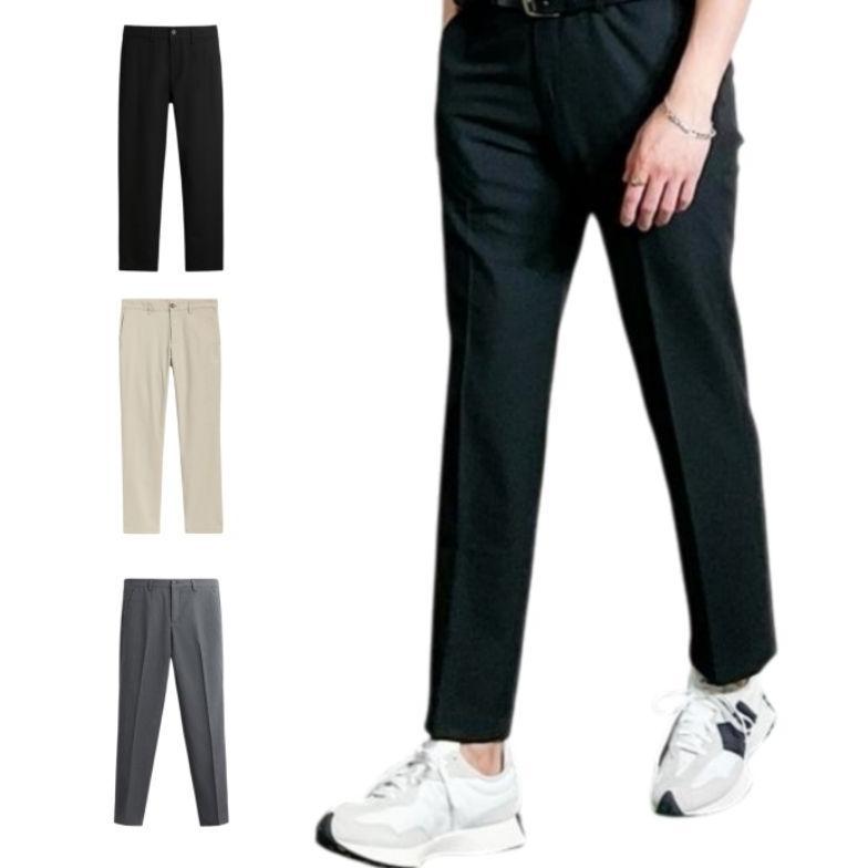 HEMAT CELANA ANKLE PANTS PRIA CASUAL FORMAL KANTOR SEMI WOOL LEBARAN