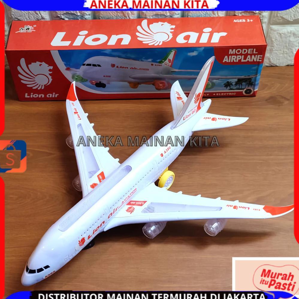 EXCLUSIVE MAINAN ANAK PESAWAT LION AIRBUS A380/A330  MANAN ANAK PESAWAT TERBANG MAINAN PESAWAT BATIK
