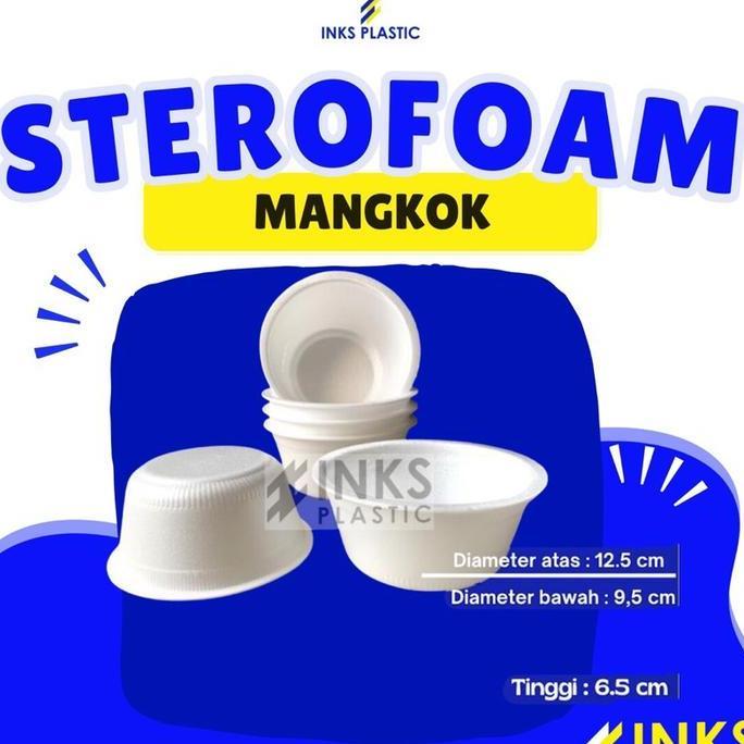 Whynot99- Sterofoam Styrofoam Gabus Makanan Mangkok Mk-2