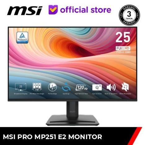 Perkobleh76 - MSI PRO MP251 E2 25 INCH IPS FHD 1MS SPEAKER BUSINESS PRODUCTIVITY MONITOR [1080p, 120