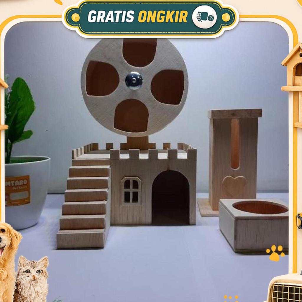 Terrarium Kandang Hamster Aquarium Medium