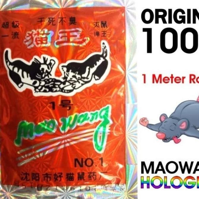 Racun Tikus Mao Wang Ori 100% Beras Merah Obat Pembasmi Tikus Mao Wang