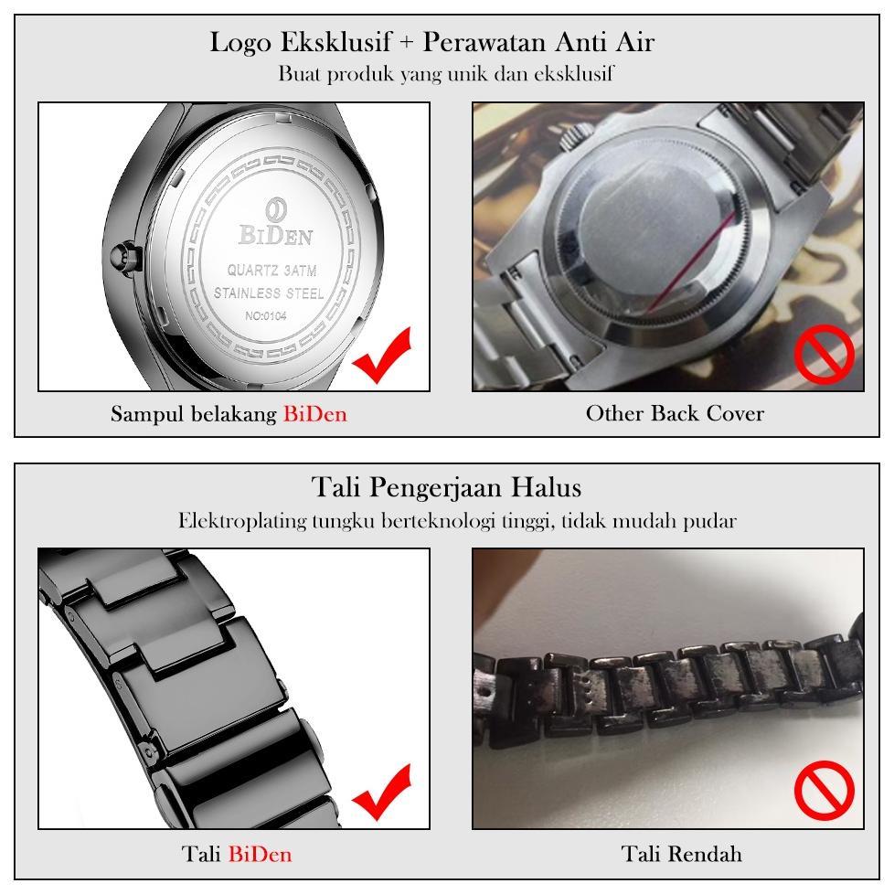 MURAH BIDEN Jam tangan Couple Anti Air Mode Santai Kuarsa jam tangan pria jam tangan wanita KEKINIAN